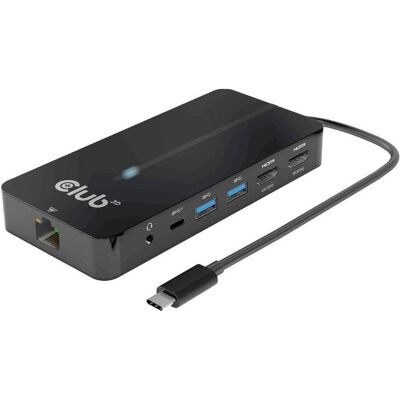 Club 3D CSV-1595 (USB-C, 7 ports), Station d’accueil + hub USB, Noir - Publicité Club 3D CSV-1595 (USB-C, 7 ports), Station d’accueil + hub USB, Noir - Publicité