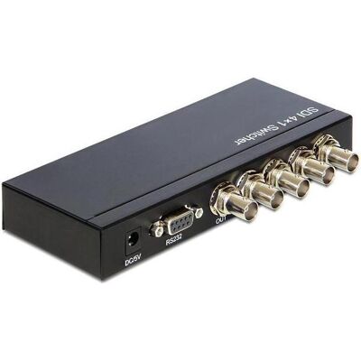 Delock Commutateur 4 ports 3GI-SDI, Hub - Publicité Delock Commutateur 4 ports 3GI-SDI, Hub - Publicité