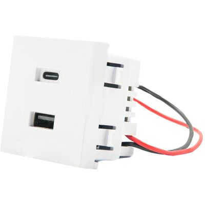 Shelly Chargeur USB pour écran mural, Hub domotique, Blanc - Publicité Shelly Chargeur USB pour écran mural, Hub domotique, Blanc - Publicité