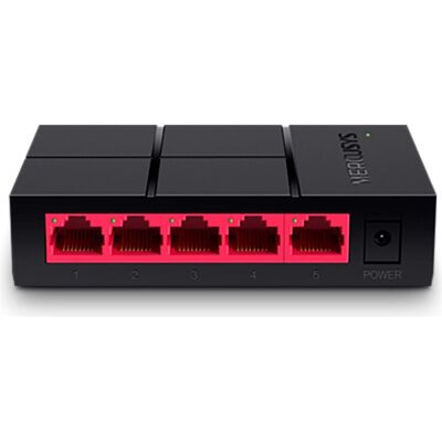 Mercusys Commutateur de réseau MS105G Gigabit Ethernet (10/100/1000) (5 ports), Switch réseau, Noir - Publicité Mercusys Commutateur de réseau MS105G Gigabit Ethernet (10/100/1000) (5 ports), Switch réseau, Noir - Publicité