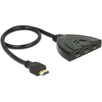 Delock Commutateur HDMI 3:1 bidirectionnel, Hub - Publicité Delock Commutateur HDMI 3:1 bidirectionnel, Hub - Publicité