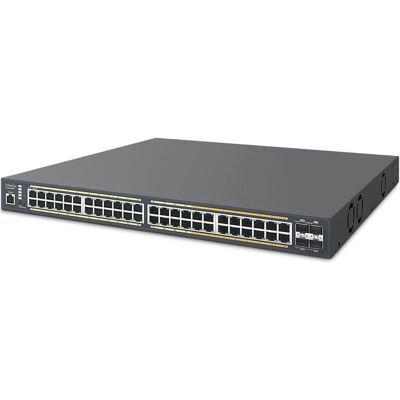 EnGenius cloud managed switch 16-port gbe + 8-port multi-gbe poe+ 410w 4x sfp+ l2 ecs2528fp (52 ports), Switch réseau, Noir - Publicité EnGenius cloud managed switch 16-port gbe + 8-port multi-gbe poe+ 410w 4x sfp+ l2 ecs2528fp (52 ports), Switch réseau, Noir - Publicité