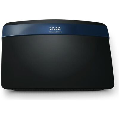 Linksys E3200, routeur sans fil double bande, à 300Mbit/s, Routeur, Noir - Publicité Linksys E3200, routeur sans fil double bande, à 300Mbit/s, Routeur, Noir - Publicité