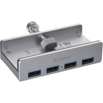 Orico MH4PU-P-SV-BP (USB-A, 4 ports), Station d’accueil + hub USB, Argent - Publicité Orico MH4PU-P-SV-BP (USB-A, 4 ports), Station d’accueil + hub USB, Argent - Publicité