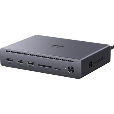 Ugreen Revodok Maxidok (Thunderbolt, 9 ports), Station d’accueil + hub USB, Gris - Publicité Ugreen Revodok Maxidok (Thunderbolt, 9 ports), Station d’accueil + hub USB, Gris - Publicité