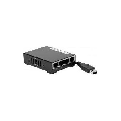 Dexlan Commutateur Gigabit de poche - 4 x ports alimentés par USB (4 ports), Switch réseau, Noir - Publicité Dexlan Commutateur Gigabit de poche - 4 x ports alimentés par USB (4 ports), Switch réseau, Noir - Publicité