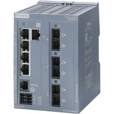 Switch Ethernet Siemens Modèle 6GK5205-3BD00-2TB2 - Couche 2, 5 Ports - Publicité Switch Ethernet Siemens Modèle 6GK5205-3BD00-2TB2 - Couche 2, 5 Ports - Publicité