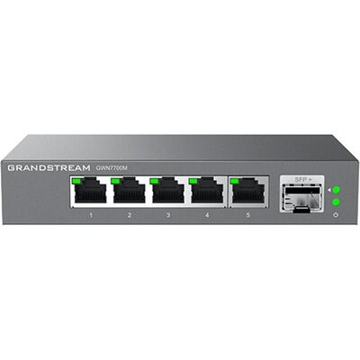 Grandstream Networkswitch GWN7701PA (8 ports), Switch réseau, Noir - Publicité Grandstream Networkswitch GWN7701PA (8 ports), Switch réseau, Noir - Publicité
