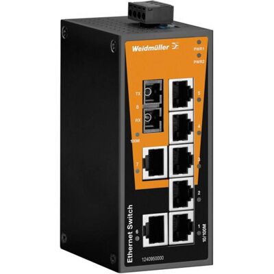 Switch Ethernet non géré Weidmüller IE-SW-BL08-7TX-1SC - 7 Ports - Publicité Switch Ethernet non géré Weidmüller IE-SW-BL08-7TX-1SC - 7 Ports - Publicité