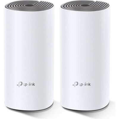 TP-Link Deco E4 WLAN Mesh 2-pack Set (AC1200), Routeur, Blanc - Publicité TP-Link Deco E4 WLAN Mesh 2-pack Set (AC1200), Routeur, Blanc - Publicité