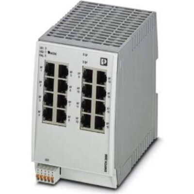 Switch Ethernet 16 Ports Phoenix Contact - Géré IP20 - Publicité Switch Ethernet 16 Ports Phoenix Contact - Géré IP20 - Publicité