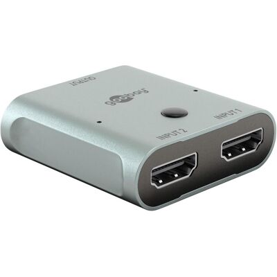 Goobay HDMI-Umschaltbox 2 auf 1, Hub - Publicité Goobay HDMI-Umschaltbox 2 auf 1, Hub - Publicité
