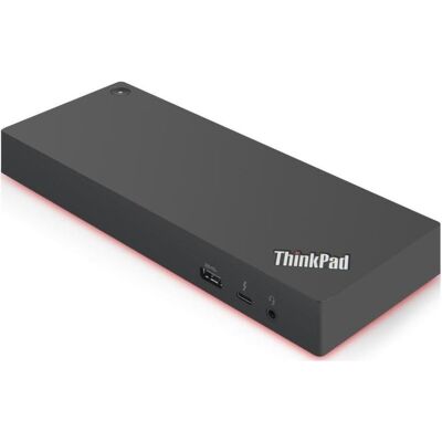 IBM ThinkPad Thunderbolt 3 Workstation Dock Gen 2 (Thunderbolt, 13 ports), Station d’accueil + hub USB, Noir - Publicité IBM ThinkPad Thunderbolt 3 Workstation Dock Gen 2 (Thunderbolt, 13 ports), Station d’accueil + hub USB, Noir - Publicité