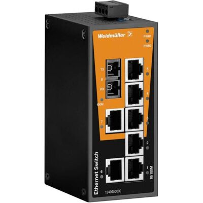 Switch Ethernet industriel Weidmüller IE-SW-BL08T-7TX-1SC - Ethernet Rapide - Publicité Switch Ethernet industriel Weidmüller IE-SW-BL08T-7TX-1SC - Ethernet Rapide - Publicité