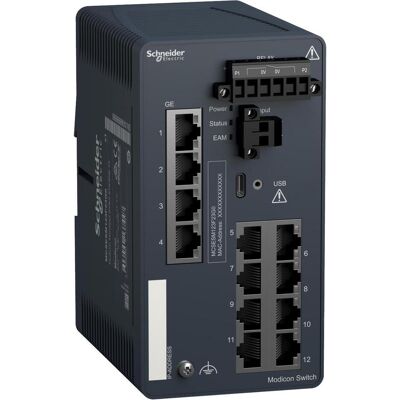 Schneider Electric - MCSESM123F23G0 - Switch Réseau - Publicité Schneider Electric - MCSESM123F23G0 - Switch Réseau - Publicité