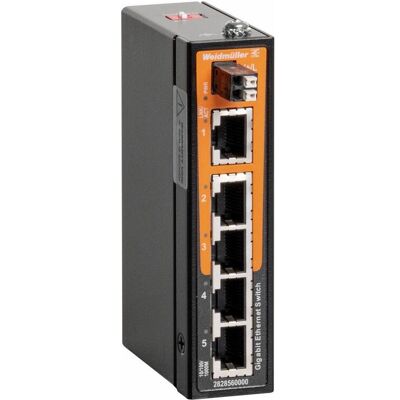 Weidmüller IE-SW-ELB-05-5GT Réseau (5 ports), Switch réseau - Publicité Weidmüller IE-SW-ELB-05-5GT Réseau (5 ports), Switch réseau - Publicité