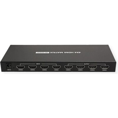 Value commutateur HDMI 4K - 4x4, avec télécommande - Publicité Value commutateur HDMI 4K - 4x4, avec télécommande - Publicité