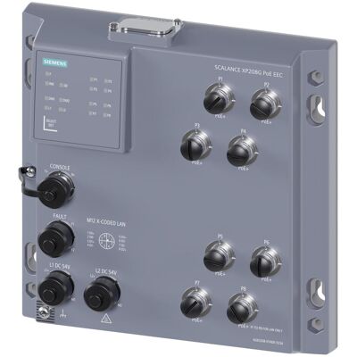 Siemens SCALANCE XP208G PoE EEC (8 ports), Switch réseau, Gris - Publicité Siemens SCALANCE XP208G PoE EEC (8 ports), Switch réseau, Gris - Publicité
