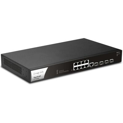 Draytek Commutateur VigorSwitch Q2121x 12 ports (12 ports), Switch réseau, Gris - Publicité Draytek Commutateur VigorSwitch Q2121x 12 ports (12 ports), Switch réseau, Gris - Publicité