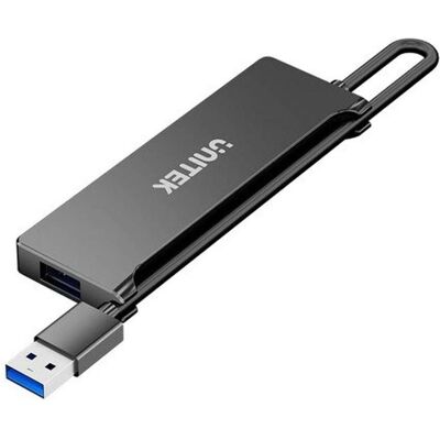Unitek HUB USB-A 4X USB-A 5 GBPS CZARNY (USB-A, 4 ports), Station d’accueil + hub USB, Noir - Publicité Unitek HUB USB-A 4X USB-A 5 GBPS CZARNY (USB-A, 4 ports), Station d’accueil + hub USB, Noir - Publicité