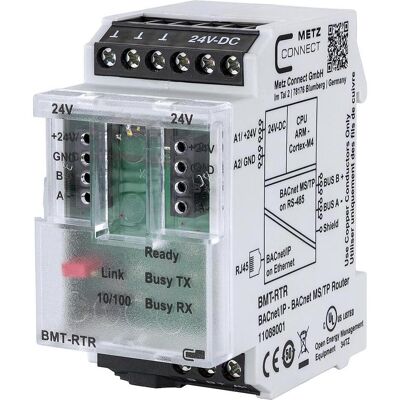 Connect Metz 11088001 BMT-RTR Routeur BACnet, Routeur, Blanc - Publicité Connect Metz 11088001 BMT-RTR Routeur BACnet, Routeur, Blanc - Publicité