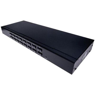 Exertis Connect USB-PS/2 KVM Switch - 16-port - IP-ready - Menu OSD - Publicité Exertis Connect USB-PS/2 KVM Switch - 16-port - IP-ready - Menu OSD - Publicité