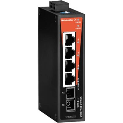 Switch Réseau Weidmüller IE-SW-BL05T-4TX-1SC - Ethernet Rapide - 4 Ports - Publicité Switch Réseau Weidmüller IE-SW-BL05T-4TX-1SC - Ethernet Rapide - 4 Ports - Publicité