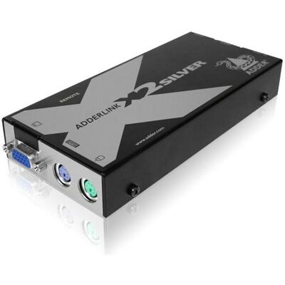 ADDERLink X2-Silver, Commutateur KVM, Noir - Publicité ADDERLink X2-Silver, Commutateur KVM, Noir - Publicité
