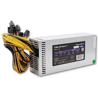 Qoltec 50349 PCI-E 1800W alimentation électrique 80 Plus Platinum Game miner (1800 W), Alimentation PC, Gris - Publicité Qoltec 50349 PCI-E 1800W alimentation électrique 80 Plus Platinum Game miner (1800 W), Alimentation PC, Gris - Publicité