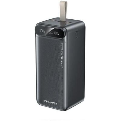 Awei PA-13 (50000 mAh, 22.50 W), Chargeur de secours, Noir - Publicité Awei PA-13 (50000 mAh, 22.50 W), Chargeur de secours, Noir - Publicité