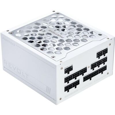 Phanteks Revolt 1000W Platinum, ATX 3.0, PCIe 5.0, entièrement modulaire - 1000 watts, blanc (1000 W), Alimentation PC, Blanc - Publicité Phanteks Revolt 1000W Platinum, ATX 3.0, PCIe 5.0, entièrement modulaire - 1000 watts, blanc (1000 W), Alimentation PC, Blanc - Publicité