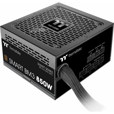 Thermaltake Alimentation Smart BM3 850W ATX3.0 80+ Bronze retail (850 W), Alimentation PC, Noir - Publicité Thermaltake Alimentation Smart BM3 850W ATX3.0 80+ Bronze retail (850 W), Alimentation PC, Noir - Publicité