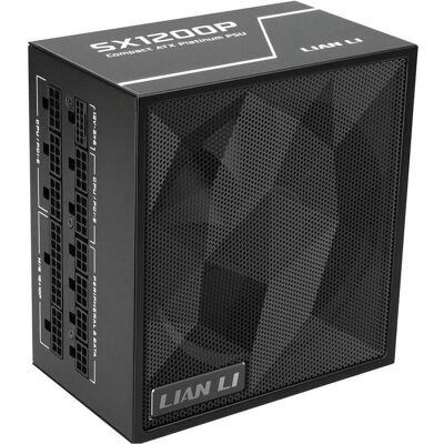 Lian-Li SX Series 80 PLUS Platinum Netzteil, vollmodular, PCIe 5.1, ATX 3.1 - 1.200 Watt, schwarz (1200 W), Alimentation PC, Noir - Publicité Lian-Li SX Series 80 PLUS Platinum Netzteil, vollmodular, PCIe 5.1, ATX 3.1 - 1.200 Watt, schwarz (1200 W), Alimentation PC, Noir - Publicité