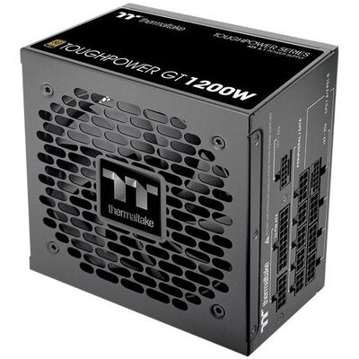 Thermaltake Netzteil Toughpower GT 1200W ATX3.1/GEN5 80+G BK retail (1200 W), Alimentation PC, Noir - Publicité Thermaltake Netzteil Toughpower GT 1200W ATX3.1/GEN5 80+G BK retail (1200 W), Alimentation PC, Noir - Publicité