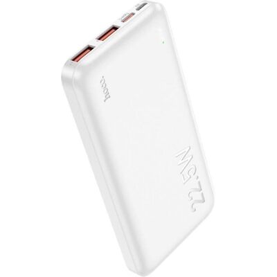 Hoco J101, 10000mAh, 22.5W, QC + PD, Weiss (10000 mAh, 22.50 W), Chargeur de secours, Blanc - Publicité Hoco J101, 10000mAh, 22.5W, QC + PD, Weiss (10000 mAh, 22.50 W), Chargeur de secours, Blanc - Publicité