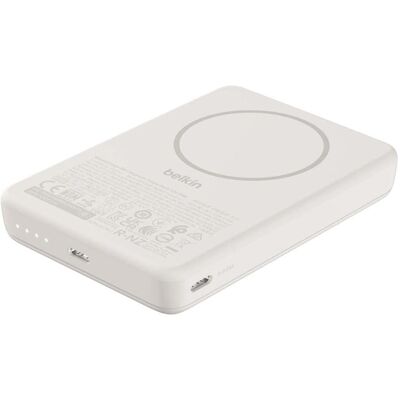 Belkin Boostcharge Slim Magnetische Po (10000 mAh, 7.50 W, 38.70 Wh), Chargeur de secours, Beige - Publicité Belkin Boostcharge Slim Magnetische Po (10000 mAh, 7.50 W, 38.70 Wh), Chargeur de secours, Beige - Publicité