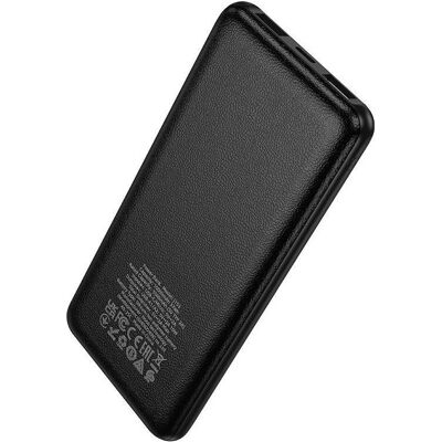 Hoco Batterie externe Powerbank 10 000 mAh 2 A 10 W J153 noire (10000 mAh, 10 W), Chargeur de secours, Noir - Publicité Hoco Batterie externe Powerbank 10 000 mAh 2 A 10 W J153 noire (10000 mAh, 10 W), Chargeur de secours, Noir - Publicité