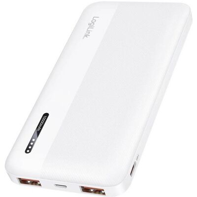 LogiLink Prüfen (10000 mAh, 18 W), Chargeur de secours, Blanc - Publicité LogiLink Prüfen (10000 mAh, 18 W), Chargeur de secours, Blanc - Publicité