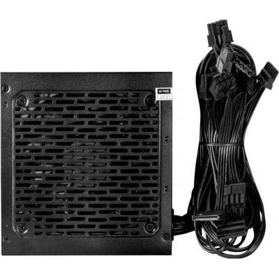 Akyga Zasilacz ATX AK-C1-500 P4+4 2x PCI-E 6+2 pin 4x SATA 2x Molex APFC FAN (500 W), Alimentation PC, Noir - Publicité Akyga Zasilacz ATX AK-C1-500 P4+4 2x PCI-E 6+2 pin 4x SATA 2x Molex APFC FAN (500 W), Alimentation PC, Noir - Publicité