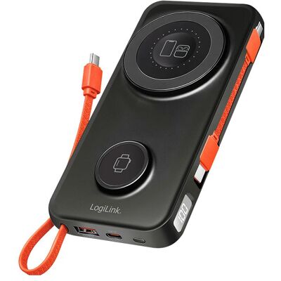 LogiLink Prüfen (10000 mAh, 20 W), Chargeur de secours, Noir - Publicité LogiLink Prüfen (10000 mAh, 20 W), Chargeur de secours, Noir - Publicité