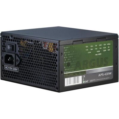 Intertech Argus APS-420W (420 W), Alimentation PC, Noir - Publicité Intertech Argus APS-420W (420 W), Alimentation PC, Noir - Publicité