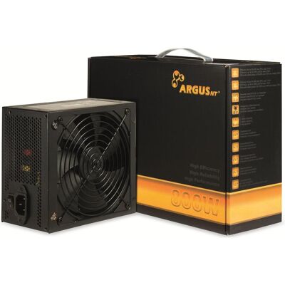 Intertech Argus (800 W), Alimentation PC, Noir - Publicité Intertech Argus (800 W), Alimentation PC, Noir - Publicité