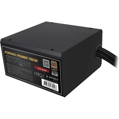 Gembird CCC-PSUBRONZE-750W Netzteil Fornax Power 750W aktive PFC 12cm Lüfter 80+Bronze (750 W), Alimentation PC, Noir - Publicité Gembird CCC-PSUBRONZE-750W Netzteil Fornax Power 750W aktive PFC 12cm Lüfter 80+Bronze (750 W), Alimentation PC, Noir - Publicité