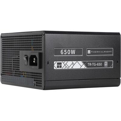 Thermalright TG (Modular) schwarz - Alimentation - 650 Watt - 120 mm - certifié 80 Plus Gold (650 W), Alimentation PC, Noir - Publicité Thermalright TG (Modular) schwarz - Alimentation - 650 Watt - 120 mm - certifié 80 Plus Gold (650 W), Alimentation PC, Noir - Publicité