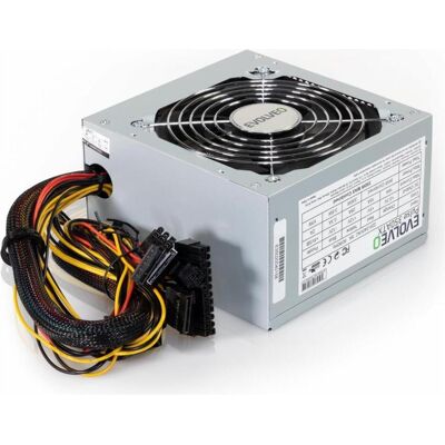 Evolveo EP350PP12B unité d'alimentation 20+4 broches ATX ATX Acier inoxydable (350 W), Alimentation PC, Noir, Gris, Argent - Publicité Evolveo EP350PP12B unité d'alimentation 20+4 broches ATX ATX Acier inoxydable (350 W), Alimentation PC, Noir, Gris, Argent - Publicité