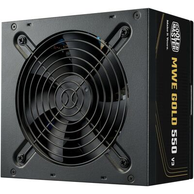 Cooler Master ALIMENTATION ATX MWE GOLD V3 - 550W (NOIR) (550 W), Alimentation PC, Noir - Publicité Cooler Master ALIMENTATION ATX MWE GOLD V3 - 550W (NOIR) (550 W), Alimentation PC, Noir - Publicité
