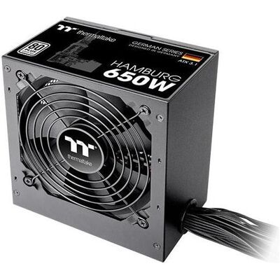 Thermaltake TT Hamburg 650W ATX3.1 (zéro watt) (650 W), Alimentation PC, Noir - Publicité Thermaltake TT Hamburg 650W ATX3.1 (zéro watt) (650 W), Alimentation PC, Noir - Publicité