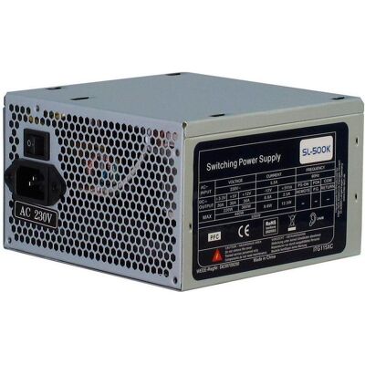 Intertech 500W SL-500K OEM (500 W), Alimentation PC, Gris - Publicité Intertech 500W SL-500K OEM (500 W), Alimentation PC, Gris - Publicité