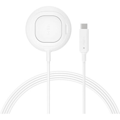 Chargeur sans fil Belkin UltraCharge 25W Qi2 - Blanc - Charge rapide - Publicité Chargeur sans fil Belkin UltraCharge 25W Qi2 - Blanc - Charge rapide - Publicité