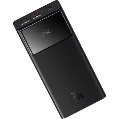 Baseus Banque d'alimentation Star-Lord 20000mAh, 30W (black) (20000 mAh, 30 W, 74 Wh), Chargeur de secours, Noir - Publicité Baseus Banque d'alimentation Star-Lord 20000mAh, 30W (black) (20000 mAh, 30 W, 74 Wh), Chargeur de secours, Noir - Publicité